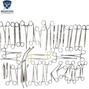 Kit de chirurgie mineure de haute qualité, instruments chirurgicaux en acier inoxydable, ensemble d'instruments médicaux réutilisables certifiés CE - Product Image 5