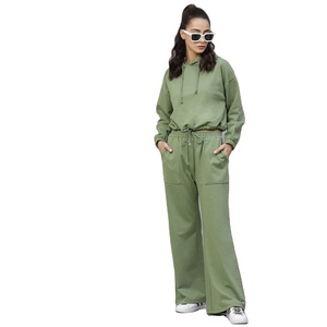 Vêtement tendance à la vente chaude Nouveau design Hommes Hiver Streetwear Survêtement à capuche Imprimé Couleur unie Look tendance 100% coton - Product Image 2