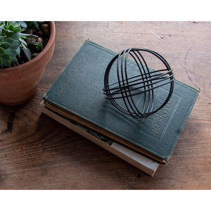 Escultura de Bola de Alambre de Hierro Hecha a Mano, Decorativa, de Alta Calidad, para Decoración del Hogar, Sala de Estar, Oficina, Mesa - Product Image 6