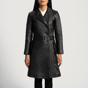 Chaqueta de Cuero de Manga Larga para Mujer, Chaqueta Gruesa Informal de Moda para Gimnasio, Talla Grande, Abrigo de Invierno para Mujer - Product Image 4