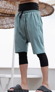 Shorts de bain halal pour hommes, avec logo personnalisé, nouvelle collection Awrah, vêtements de sport Sunnah, shorts musulmans pour hommes, taille élastique, décontracté et ample - Product Image 3