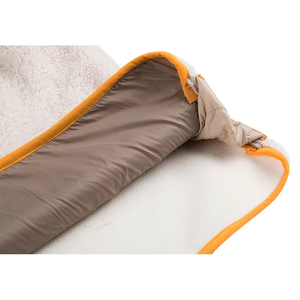 Veste matelassée en fausse fourrure pour femme, beige, col montant, fermeture éclair, style sherpa, manteau d'hiver - Product Image 6