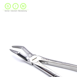 Pinzas de Extracción Dental Manuales de Acero Inoxidable, Pinzas Quirúrgicas para Extracción de Raíces Superiores, Mango Texturizado, Certificación CE ISO13485 - Product Image 4