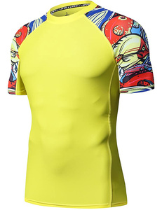 Rashguard Unisex Personalizado al por Mayor, Protección UV, Alto Rendimiento, Sublimación, Compresión, Poliéster, Fabricación en Fábrica, OEM - Product Image 6