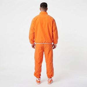 Survêtements coupe-vent de haute qualité pour hommes, veste zippée pour la randonnée, pantalon de jogging, ensemble deux pièces, coupe-vent personnalisé - Product Image 2