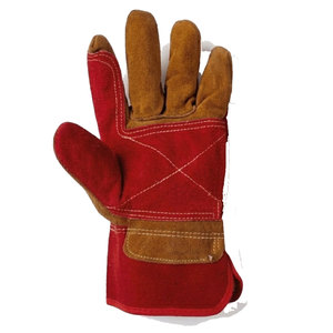 Gants de travail de sécurité en cuir de vachette renforcé de qualité supérieure, résistants, pour l'industrie et la construction - Product Image 5