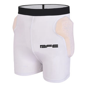 Pantalones Cortos Acolchados de Alta Calidad para Motociclismo, Color Blanco, con Protección Interior Elástica para Snowboard - Product Image 5