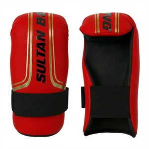Guantes de Combate Semi-Contacto Profesionales con Cierre de Gancho y Bucle de Cuero PU, Diseño Unisex para Entrenamiento de Artes Marciales y Boxeo - Product Image 4