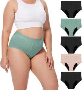 Braguitas de Algodón Reutilizables para Mujer, Diseño de Lazo, Cintura Alta, Absorbentes, Transpirables, Ecológicas, a Prueba de Fugas, Venta al Por Mayor ODM - Product Image 1