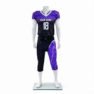 Uniforme de Fútbol Americano Personalizado Pro-Elite, Transpirable, Ligero, Duradero, Sublimado, Conjunto Deportivo para Equipo, Camiseta y Pantalones de Fútbol - Product Image 1