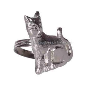 Mira servilletero de lujo surtido servilleteros de latón decoración de mesa de boda y fiesta servilletero de diseñador hecho a mano - Product Image 1