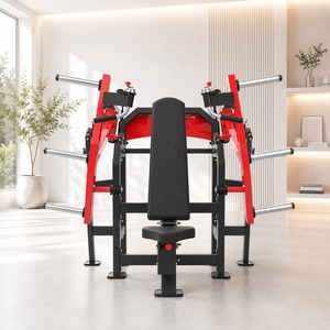 Presse à épaules commerciale extra-large QLI QASP63 en métal, machine de fitness pour la poitrine avec fonctions de sécurité réglables, capacité de 300 kg - Product Image 1