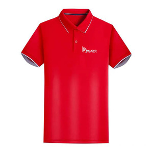 เสื้อโปโลผู้ชายสีดำ Relevo Industry แบบถัก แห้งเร็ว สไตล์ลำลอง มีโลโก้ด้านหน้า - Product Image 4