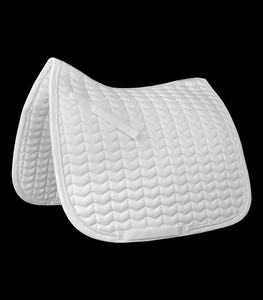 Tapis de selle d'équitation de style occidental en polycoton avec doublure en mousse de gel écologique et option en peau de mouton - Product Image 2