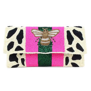 Bolsos de mano bordados para fiesta de compras de noche Bohemia elegante de estilo bohemio para mujer india, bolsos de mensajero hechos a mano con cuentas - Product Image 1