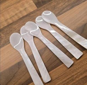 Handcrafted Natural Buffalo Horn Spoons Set Eco-Friendly Rustic High Polished Small Serving & Dessert Spoon - Product Image 5