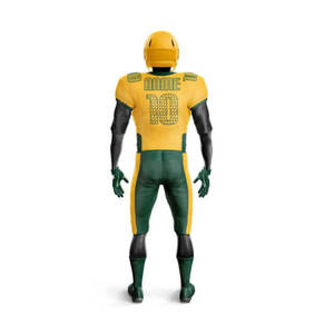 Fashion Trendy Streetwear Retro Cropped American Football Uniform Custom Sublimated <b>Mesh</b> Fabric Plain American Football Jersey - Product Image 6