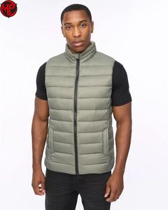 Gilet matelassé Gilet d'hiver chaud pour homme Gilet matelassé rembourré pour l'extérieur Gilet sans manches doublé de polaire épais Gilets gonflés - Product Image 2