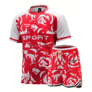 Uniformes de football de qualité supérieure imprimés respirants 100% polyester pour hommes adultes, extensibles, séchage rapide, légers, couleurs personnalisées - Product Image 1