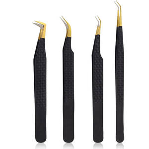 Pinzas de Precisión para Pestañas, de Acero Inoxidable, para una Colocación Segura y Fácil - Product Image 1