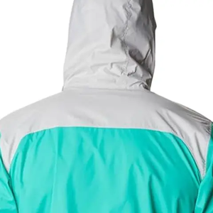 Chaqueta Impermeable Multicolor con Capucha y Bolsillo Grande para Actividades en Días Lluviosos, Chaqueta Bordada - Product Image 6