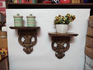 Decorative Resin Wall <b>Shelf</b> Sculptural Corbel <b>Floating</b> <b>Bracket</b> for Home Decor Entryway Living Room - Product Image 3
