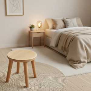 <b>Set</b> of 3 <b>Nesting</b> <b>Coffee</b> <b>Tables</b> Round Solid Acacia Wood Side <b>Tables</b> Nordic Minimalist End <b>Table</b> <b>Set</b> Space Saving Wooden Furniture - Product Image 5