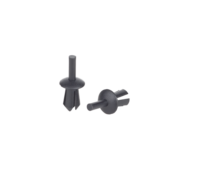 Rivets de fixation en plastique, clips automobiles en nylon PC pour fixation par poussée sur panneau, rivets d'expansion en nylon PC, attaches à pousser en plastique
