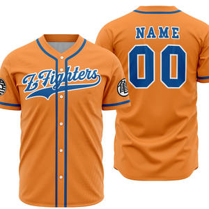 เสื้อเบสบอลผ้าโพลีเอสเตอร์ตาข่ายพิมพ์ลายใหม่ แห้งเร็ว เสื้อซอฟต์บอลชาย คอวี ปักลาย ชุดยูนิฟอร์มสโมสร - Product Image 1