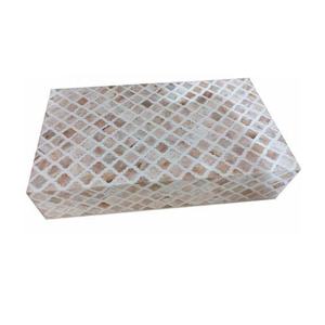 Caja de baratija de joyería multiusos para mujer, organizador de incrustaciones de hueso blanco y negro con textura suave, regalo novedoso para el hogar - Product Image 4