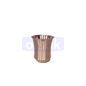 Verre à boire élégant et moderne en cuivre, pour l'eau naturelle, écologique, portable, grande capacité, finition polie, pour la maison et la cuisine - Product Image 5