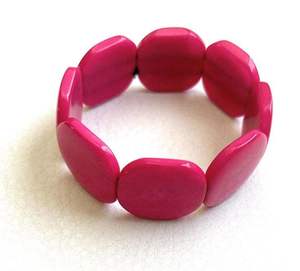 Ensemble de bracelets en résine plaqués or SOFIYA CRAFT, bracelets empilables géométriques colorés, bijoux tendance certifiés pour femmes - Product Image 3