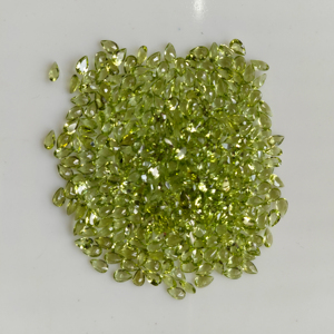 Peridoto natural de 5x3 mm, corte pera, gemas sueltas de la mejor calidad para la fabricación de joyas - Product Image 2