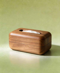 Moderno Dispensador de Papel Higiénico de Madera Minimalista, Soporte Resistente para Papel Higiénico de Encimera para Cocina y Baño de Perfect Enterprises - Product Image 1