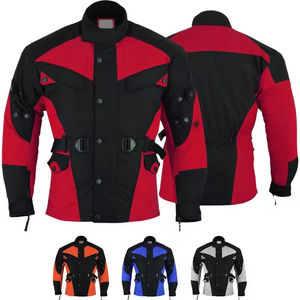 Chaqueta de Motociclismo de Cuero Unisex FIKEZ, Talla Grande, Impermeable, Resistente al Viento, Transpirable, con Protección Completa en las Mangas - Product Image 4