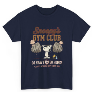 T-shirt pour homme Gym Club, manches courtes, imprimé cartoon, coton, col rond, coupe classique, respirant, écologique, t-shirts décontractés pour homme - Product Image 3