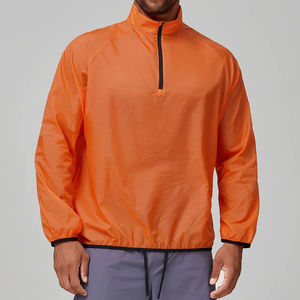 Chaqueta cortavientos impermeable para senderismo, diseño personalizado al por mayor, para hombre, con cremallera, chaquetas para exteriores de alta calidad - Product Image 4