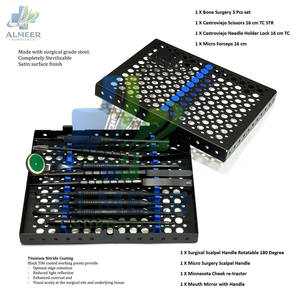 Kit de Instrumentos Dentales Manuales de Acero Inoxidable de Alta Calidad, Set de Microcirugía Oral, Equipo de Cirugía Periodontal, CE - Product Image 2