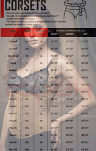 Corset de maintien lombaire robuste en coton beige à baleines en acier avec bretelles, style Steampunk, pour femme - Product Image 5