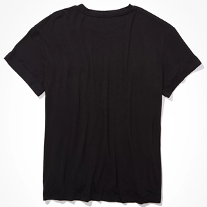 Camiseta Holgada para Mujer, Estilo Moderno, Básica, Informal, de Manga Corta, Tejido de Algodón Suave, Ajuste Holgado, Cómoda y Ligera - Product Image 3