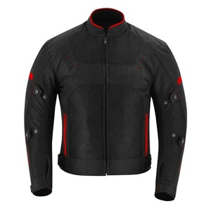 Winter Cardura Textile Motorcycle Racing Biker Jacket <b>Stand</b> Collar High Street Style Made in Pakistan Wholesale Rates - Product Image 3