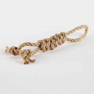 Juguete para perros de cáñamo natural Eco-Knotty Stick que apoya hábitos de masticación saludables, reduce la ansiedad y promueve el cuidado de los dientes y las encías. - Product Image 2