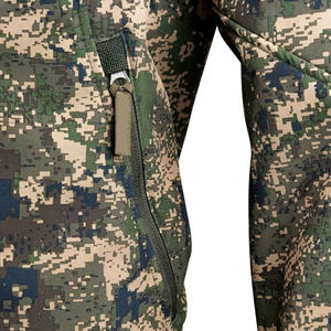 <b>Camo</b> Hunting Baselayer Full Zip Thermal <b>Jacket</b> Breathable Mid-Layer Performance Outdoor Fleece <b>Jacket</b> for Men Stealth Gear - Product Image 6