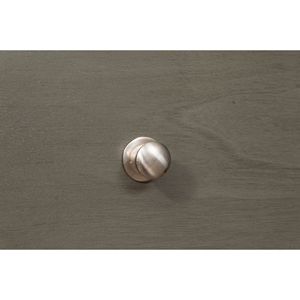 Meubles en bois finition grise de style transitionnel Commode 1pc avec patins à roulement à billes et tiroirs de rangement - Product Image 5