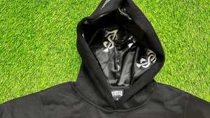 Fabricants de sweats à capuche personnalisés en coton 100% 500 g/m², brodés, patchwork, ODM, unisexes, épais, confortables, élégants, surdimensionnés - Product Image 3