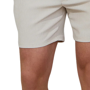 Shorts décontractés tissés beiges pour hommes, légers et respirants, pour l'entraînement sportif, la course et les activités estivales, coupe confortable - Product Image 4