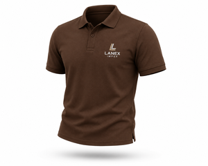 Camisa Polo Marrón Personalizada para Hombre |   Polo de Poliéster Premium con Logotipo Bordado |   Camisa de Uniforme Corporativo Transpirable de Secado Rápido - Product Image 2