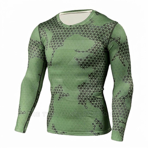 Camisetas de Compresión para Hombre, Estilo Tradicional Personalizado, de Alto Rendimiento, Secado Rápido, Spandex/Poliéster 220g, Alta Calidad, Ring Wear - Product Image 3