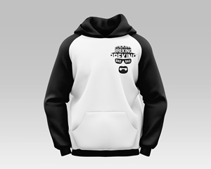 Sweat-shirt à capuche surdimensionné 350 GSM en molleton bouclette, style streetwear, avec logo personnalisé, sans cordon, pour homme, Vietnam - Product Image 6