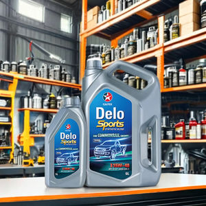 Caltex Delo Sports Synblend 15W-40 Huile moteur semi-synthétique CI-4 18.5KG/6L + 1L Haute performance pour camions en plastique 15W-40 CI-4" - Product Image 1